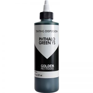 GOLDEN Pro Finishes – Tinting Dispersion: Phthalo Green YS